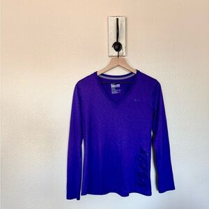 NIKE • Dri-Fit Women's Long Sleeve Tee - Purple